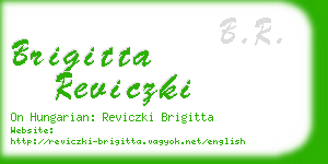 brigitta reviczki business card